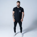 Camiseta Raglan Long Monster Preto