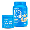 Kit Mix Pro Creatine 300g + 100% Pure Whey Pote 900g